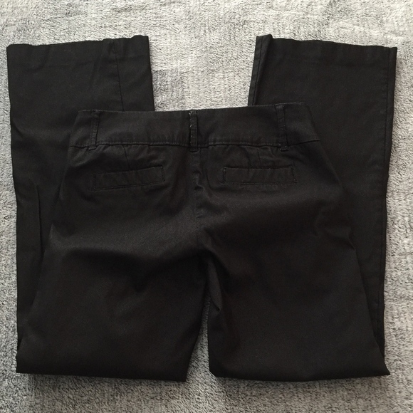 Smart Set Black Dress Pants Womens 11 Elastic Waist Boot Cut Wide Elastic Waist - Picture 2 of 7